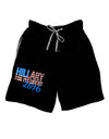 Hillary for President Flag Relaxed Adult Lounge Shorts-Lounge Shorts-TooLoud-Black-Small-Davson Sales