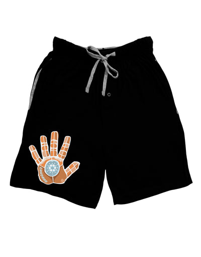 Cardano Hero Hand DarK Adult Lounge Shorts-Lounge Shorts-TooLoud-Black-Small-Davson Sales