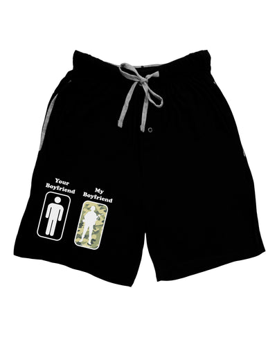 Your Boyfriend My Boyfriend Adult Lounge Shorts-Lounge Shorts-TooLoud-Black-Small-Davson Sales