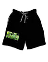 Buy Local - Green Tomatoes Text Adult Lounge Shorts-Lounge Shorts-TooLoud-Black-Small-Davson Sales