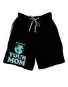 Respect Your Mom - Mother Earth Design - Color Adult Lounge Shorts by TooLoud-Lounge Shorts-TooLoud-Black-Small-Davson Sales