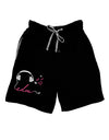 EDM Cord Pink Relaxed Adult Lounge Shorts-Lounge Shorts-TooLoud-Black-Small-Davson Sales