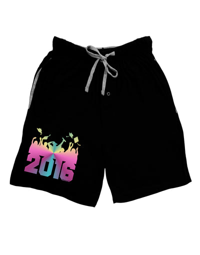 Current Year Graduation Color Adult Lounge Shorts-Lounge Shorts-TooLoud-Black-Small-Davson Sales