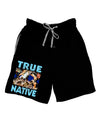 True Native American Adult Lounge Shorts-Lounge Shorts-TooLoud-Black-Small-Davson Sales