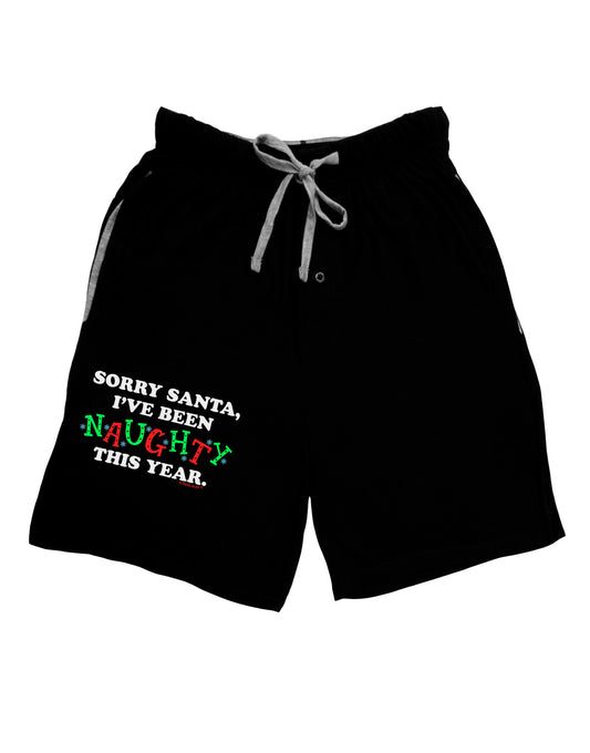 I've Been Naughty This Year Relaxed Adult Lounge Shorts-Lounge Shorts-TooLoud-Black-Small-Davson Sales