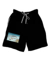 CO Snow Scene Text Adult Lounge Shorts-Lounge Shorts-TooLoud-Black-Small-Davson Sales