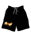 Cute Chicks Adult Lounge Shorts-Lounge Shorts-TooLoud-Black-Small-Davson Sales