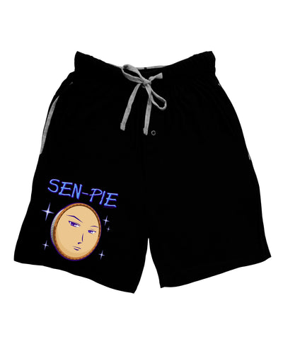 Sen-Pie Sama Kun San Chan Adult Lounge Shorts-Lounge Shorts-TooLoud-Black-Small-Davson Sales