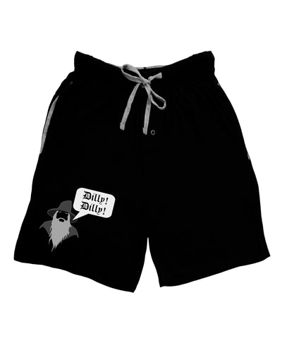 Wizard Dilly Dilly Adult Lounge Shorts by TooLoud-Lounge Shorts-TooLoud-Black-Small-Davson Sales