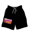 Colorful Colorado Mountains Adult Lounge Shorts-Lounge Shorts-TooLoud-Black-Small-Davson Sales