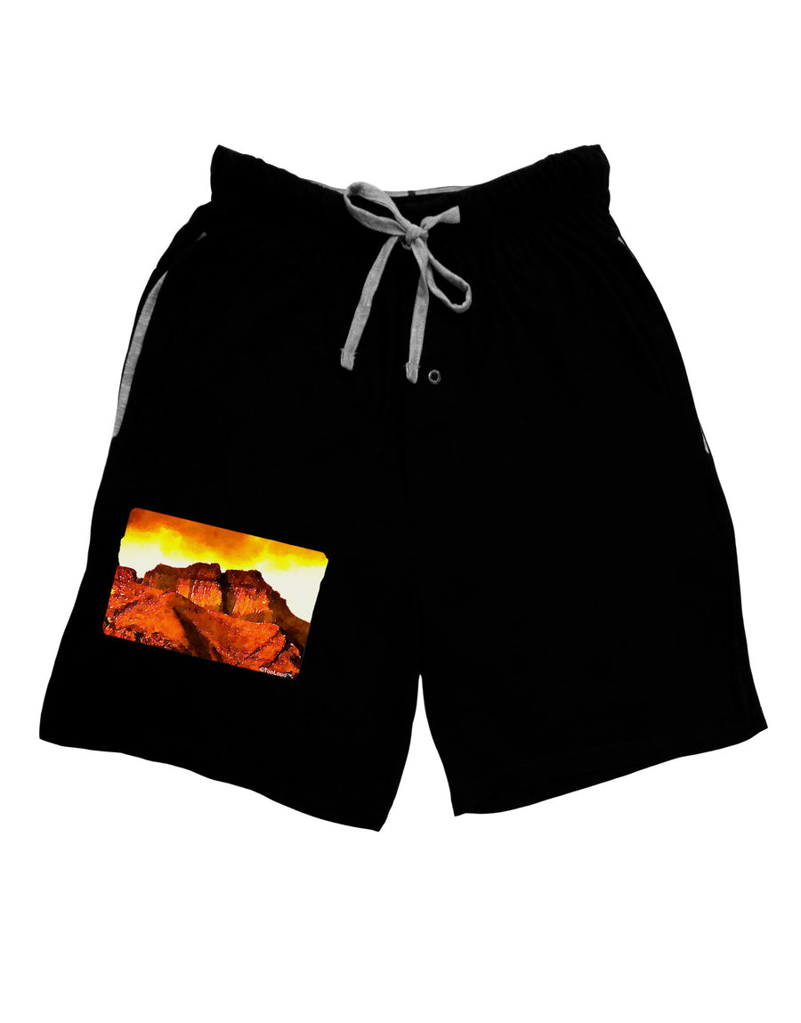 San Juan Mountain Range CO Adult Lounge Shorts-Lounge Shorts-TooLoud-Red-Small-Davson Sales