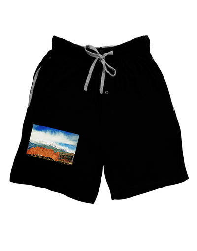 CO Beautiful View Adult Lounge Shorts-Lounge Shorts-TooLoud-Black-Small-Davson Sales