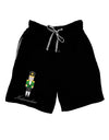 Nutcracker - Green Gold Black Text Adult Lounge Shorts - Red or Black-Lounge Shorts-TooLoud-Black-Small-Davson Sales