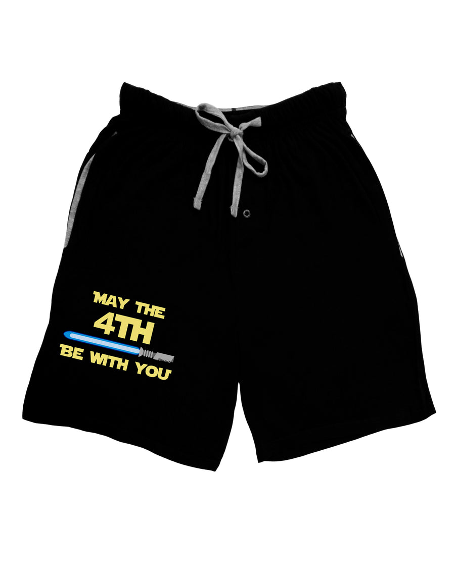 4th Be With You Beam Sword 2 Adult Lounge Shorts-Lounge Shorts-TooLoud-Red-Small-Davson Sales