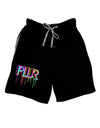 PLUR Paint Adult Lounge Shorts-Lounge Shorts-TooLoud-Black-Small-Davson Sales