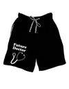 Future Doctor Adult Lounge Shorts-Lounge Shorts-TooLoud-Black-Small-Davson Sales