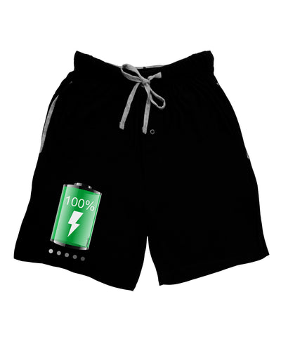 Full Energy 100 Percent Adult Lounge Shorts-Lounge Shorts-TooLoud-Black-Small-Davson Sales