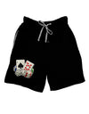 Gambling Weapons Adult Lounge Shorts-Lounge Shorts-TooLoud-Black-Small-Davson Sales