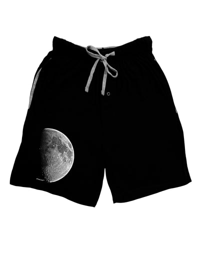 Moon Shadow Adult Lounge Shorts-Lounge Shorts-TooLoud-Black-Small-Davson Sales