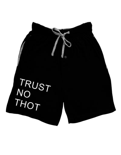 Trust No Thot Adult Lounge Shorts-Lounge Shorts-TooLoud-Black-Small-Davson Sales