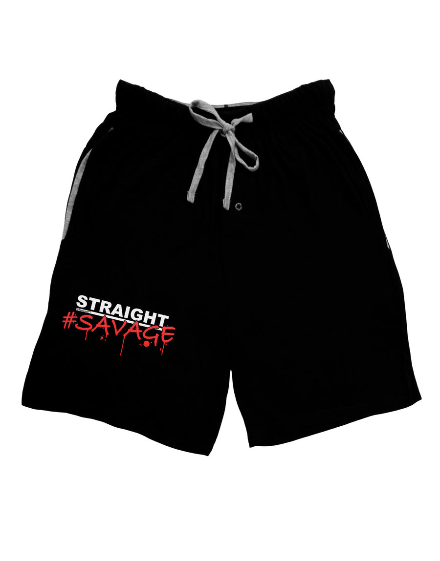 Straight Savage Adult Lounge Shorts-Lounge Shorts-TooLoud-Black-Small-Davson Sales