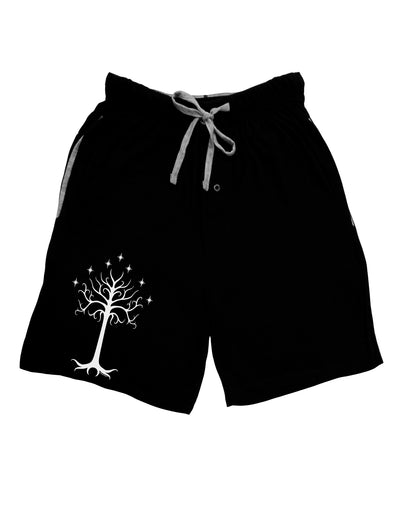 The Royal White Tree Adult Lounge Shorts by TooLoud-Lounge Shorts-TooLoud-Black-Small-Davson Sales