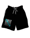 Find Molly Blue Relaxed Adult Lounge Shorts-Lounge Shorts-TooLoud-Black-Small-Davson Sales