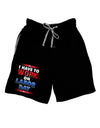Work On Labor Day Adult Lounge Shorts-Lounge Shorts-TooLoud-Black-Small-Davson Sales