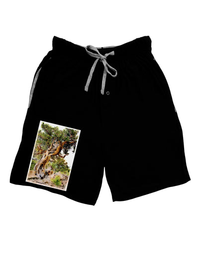 Bristlecone Pines Adult Lounge Shorts-Lounge Shorts-TooLoud-Black-Small-Davson Sales