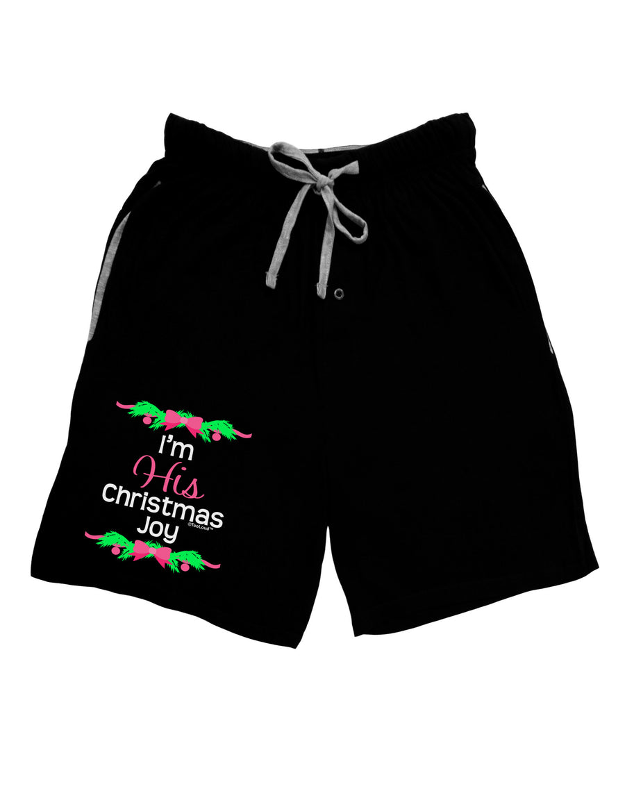 His Christmas Joy Matching His & Hers Relaxed Adult Lounge Shorts-Lounge Shorts-TooLoud-Black-Small-Davson Sales