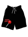 TooLoud Wanna Lick Lollipop Adult Lounge Shorts-Lounge Shorts-TooLoud-Black-Small-Davson Sales