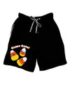 Cute Kawaii Candy Corn Halloween Adult Lounge Shorts - Red or Black by TooLoud-TooLoud-Black-Small-Davson Sales