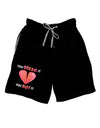 You Break It You Buy It Heart Adult Lounge Shorts-Lounge Shorts-TooLoud-Black-Small-Davson Sales