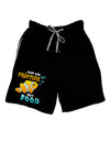 Fish Are Friends Not Food Adult Lounge Shorts-Lounge Shorts-TooLoud-Black-Small-Davson Sales