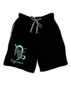 Capricorn Symbol Adult Lounge Shorts-Lounge Shorts-TooLoud-Black-Small-Davson Sales