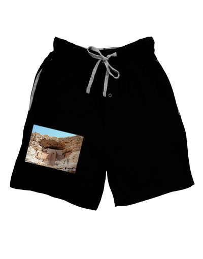 Montezuma Castle Arizona Adult Lounge Shorts-Lounge Shorts-TooLoud-Black-Small-Davson Sales