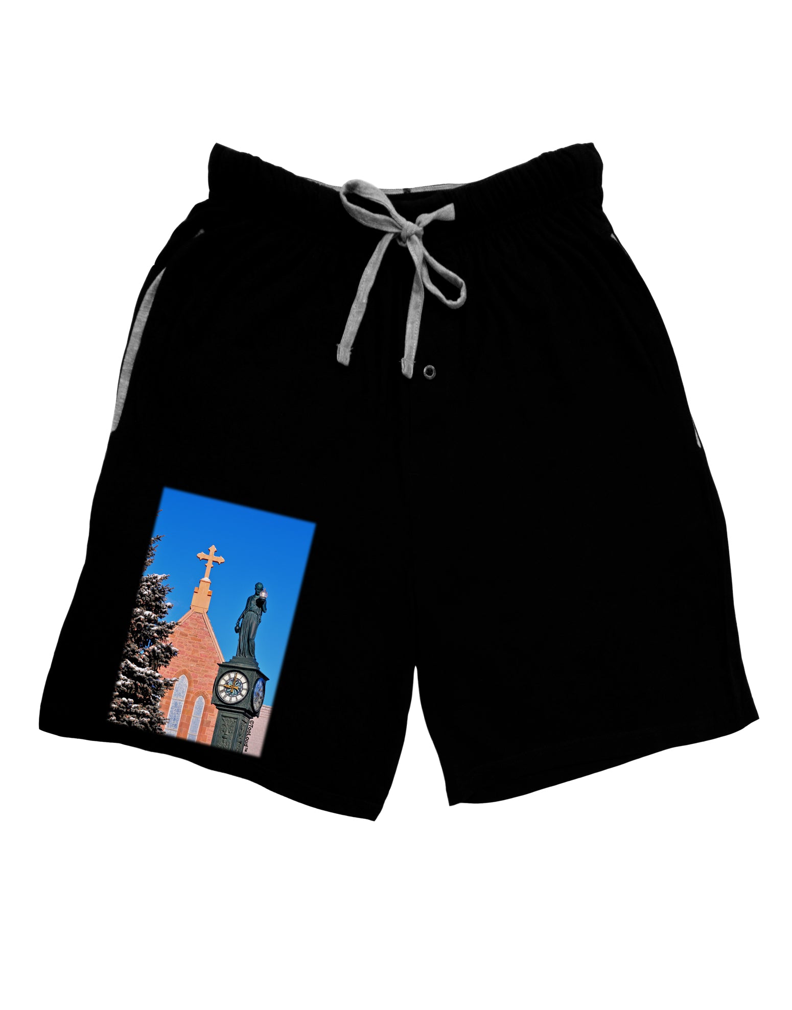 Manitou Springs Colorado Adult Lounge Shorts by TooLoud-Lounge Shorts-TooLoud-Black-Small-Davson Sales