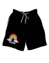 TooLoud RAINBROS Dark Adult Lounge Shorts-Lounge Shorts-TooLoud-Black-Small-Davson Sales