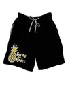 Vacay Mode Pinapple Dark Adult Lounge Shorts-Lounge Shorts-TooLoud-Black-Small-Davson Sales