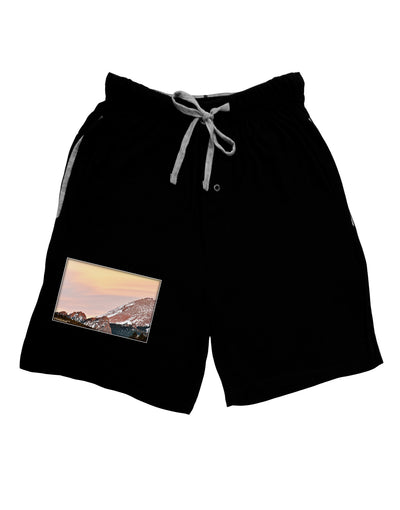 CO Sunset Cliffs Adult Lounge Shorts-Lounge Shorts-TooLoud-Black-Small-Davson Sales