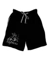 Sagittarius Illustration Adult Lounge Shorts-Lounge Shorts-TooLoud-Black-Small-Davson Sales