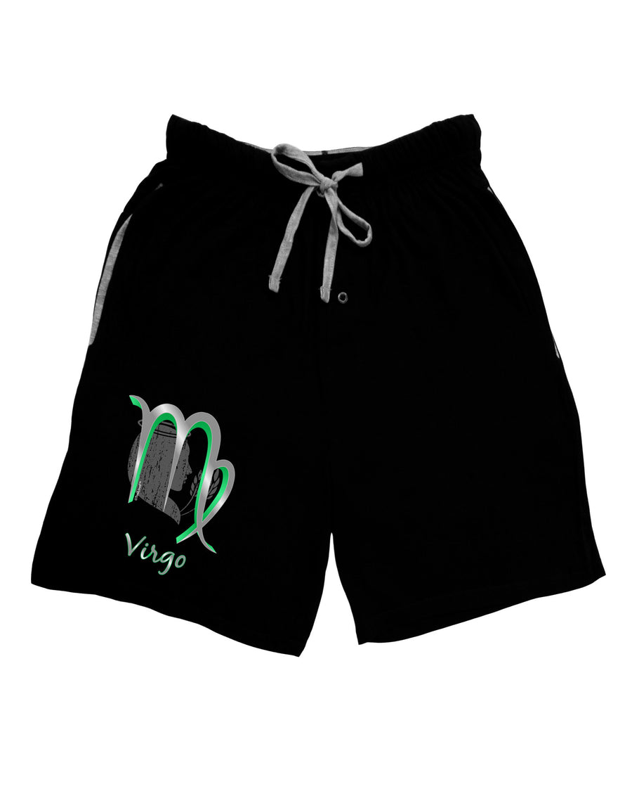 Virgo Symbol Adult Lounge Shorts-Lounge Shorts-TooLoud-Red-Small-Davson Sales