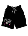 Nerdy and Dirty Adult Lounge Shorts-Lounge Shorts-TooLoud-Black-Small-Davson Sales