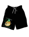 St Patricks Day Leprechaun Doge Adult Lounge Shorts-Lounge Shorts-TooLoud-Black-Small-Davson Sales