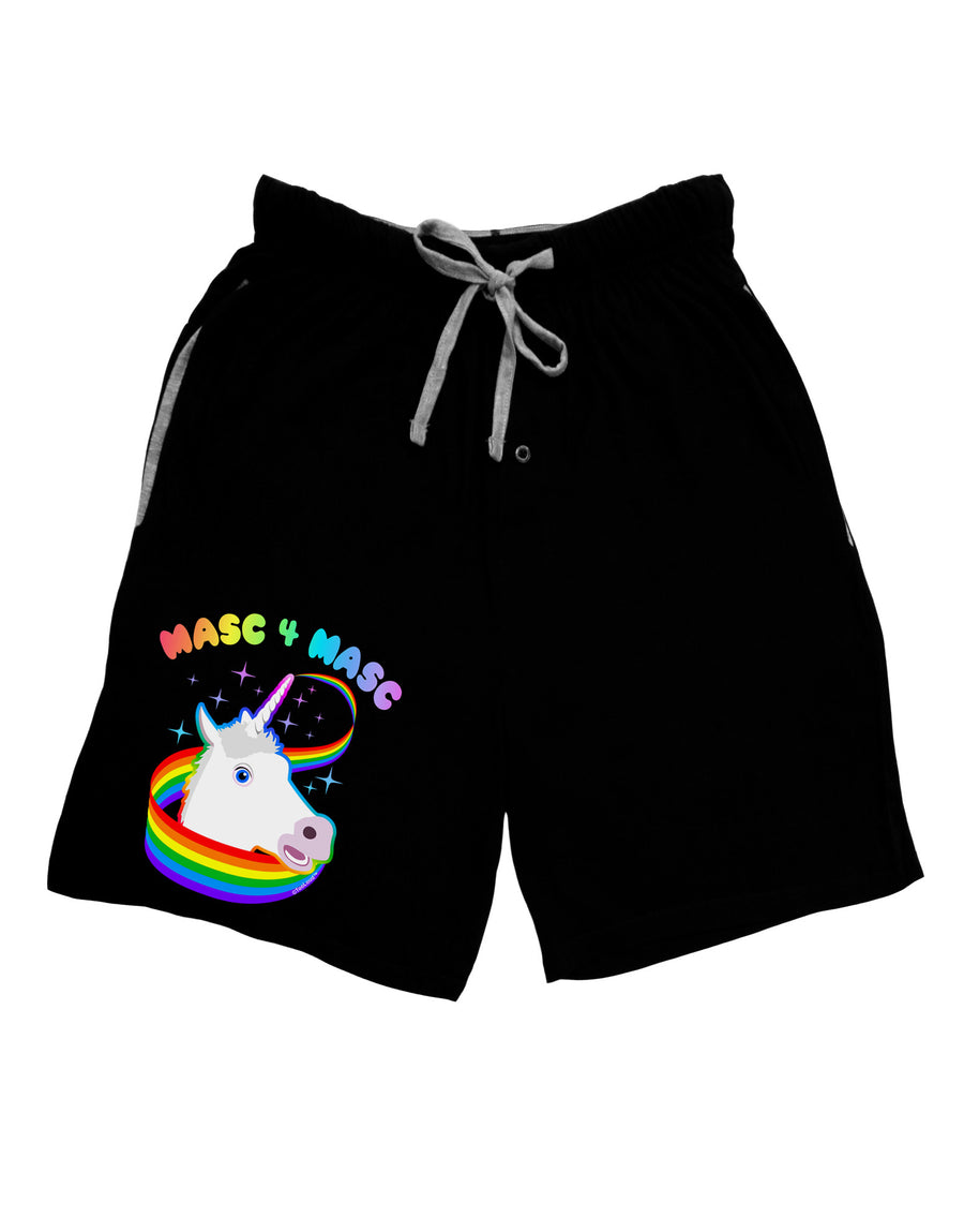 Masc 4 Masc Pranciful Unicorn Adult Lounge Shorts-Lounge Shorts-TooLoud-Red-Small-Davson Sales