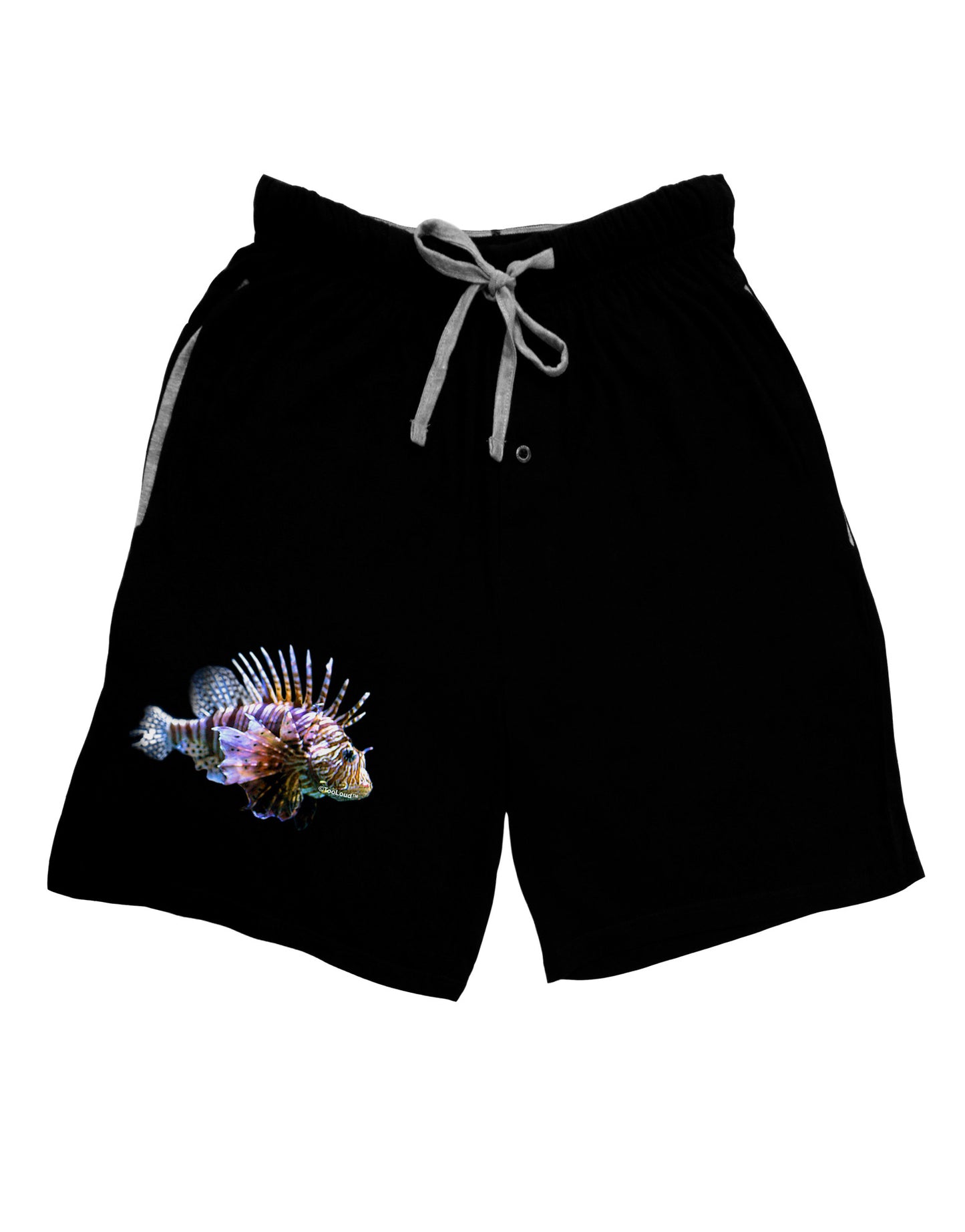 Lionfish Adult Lounge Shorts-Lounge Shorts-TooLoud-Black-Small-Davson Sales