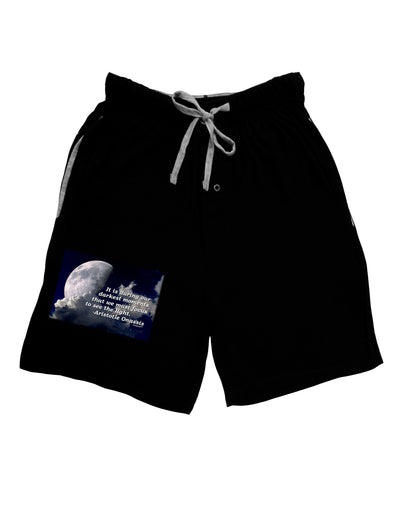 Our Darkest Moments Adult Lounge Shorts-Lounge Shorts-TooLoud-Black-Small-Davson Sales