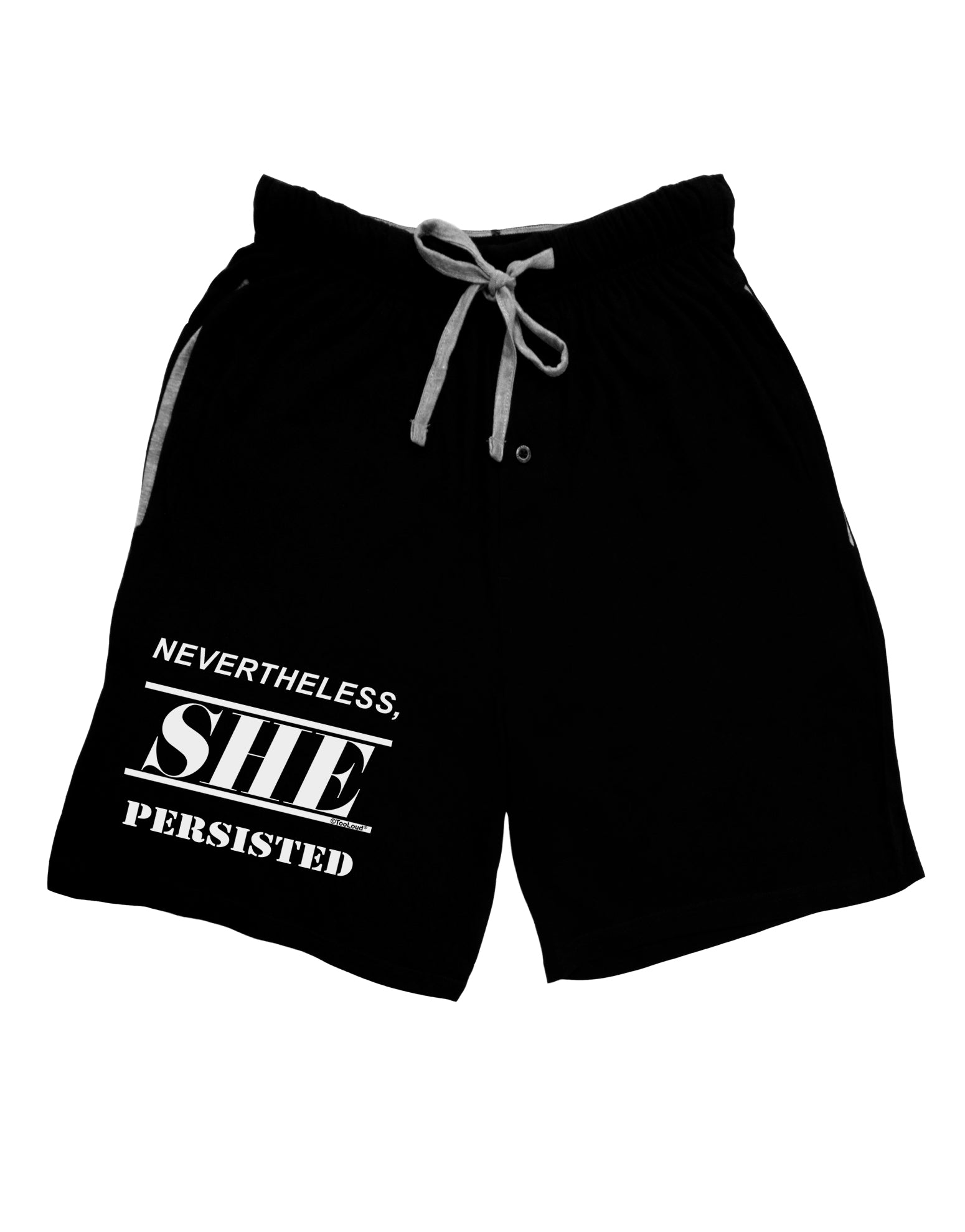 Nevertheless She Persisted Women's Rights Adult Lounge Shorts by TooLoud-Lounge Shorts-TooLoud-Black-Small-Davson Sales