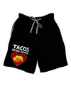 Tacos before Vatos Adult Lounge Shorts-Lounge Shorts-TooLoud-Black-Small-Davson Sales