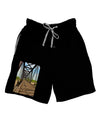 Colorado Landscape Bridge Adult Lounge Shorts-Lounge Shorts-TooLoud-Black-Small-Davson Sales